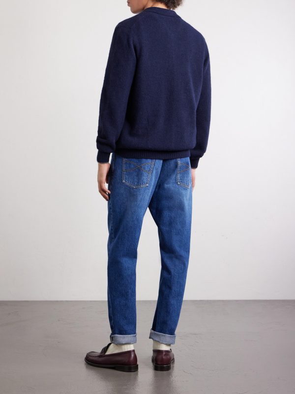 Alpaca-Blend Cardigan - BK