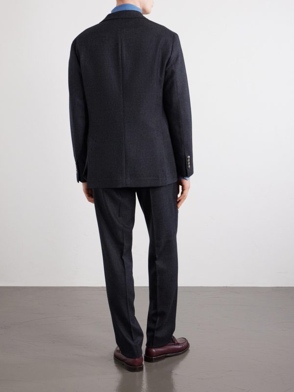 Virgin Wool Suit Jacket - BK Virgin Wool Suit Jacket - BK