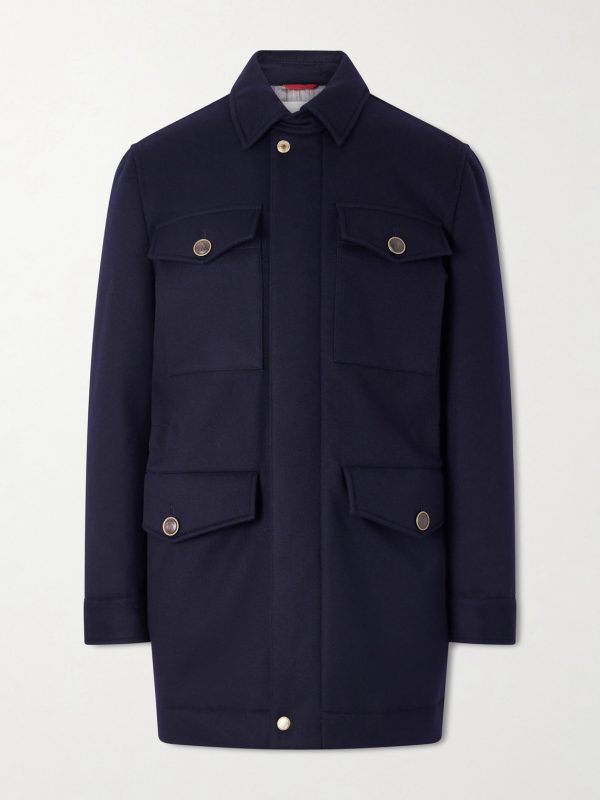 Padded Cashmere Jacket