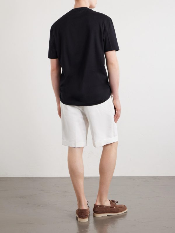 Slim-Fit Cotton-Jersey T-Shirt - BK Slim-Fit Cotton-Jersey T-Shirt - BK