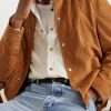 Cutaway-Collar Cotton-Corduroy Western Shirt - CU Cutaway-Collar Cotton-Corduroy Western Shirt - CU