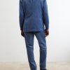 Double-Breasted Cotton-Velvet Suit Jacket - BK Double-Breasted Cotton-Velvet Suit Jacket - BK