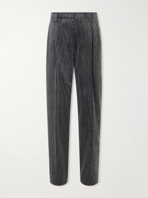 Straight-Leg Cotton-Corduroy Suit Trousers Straight-Leg Cotton-Corduroy Suit Trousers