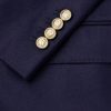 Double-Breasted Wool Blazer - E2