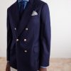 Double-Breasted Wool Blazer - FR