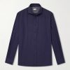 Herringbone Cotton and Lyocell-Blend Shirt