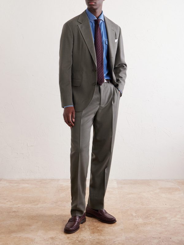 Straight-Leg Wool Suit Trousers - OU