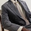 Slim-Fit Double-Breasted Cotton-Corduroy Suit Jacket - CU Slim-Fit Double-Breasted Cotton-Corduroy Suit Jacket - CU