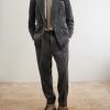Slim-Fit Double-Breasted Cotton-Corduroy Suit Jacket - OU Slim-Fit Double-Breasted Cotton-Corduroy Suit Jacket - OU