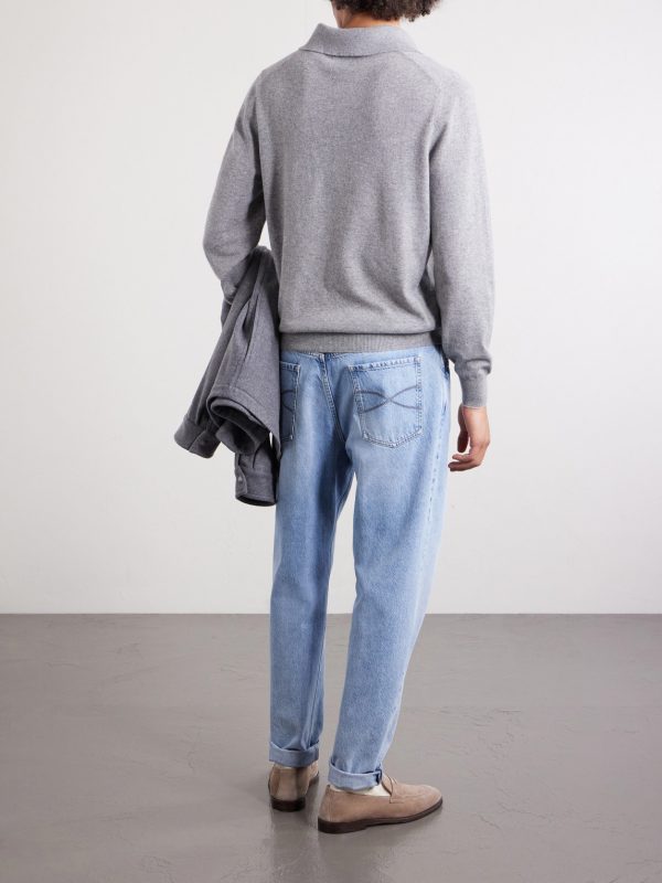 Cashmere Polo Shirt - BK Cashmere Polo Shirt - BK
