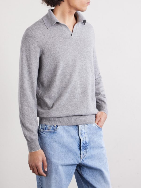 Cashmere Polo Shirt - FR Cashmere Polo Shirt - FR