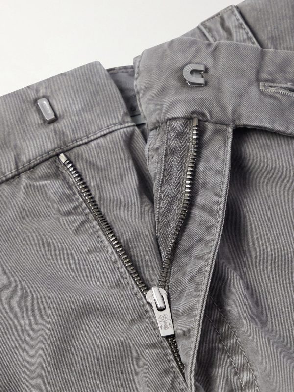 Slim-Fit Tapered Cotton-Twill Cargo Trousers - E1