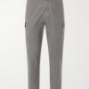 Slim-Fit Tapered Cotton-Twill Cargo Trousers