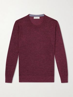 Cashmere, Silk and Linen-Blend Sweater Cashmere, Silk and Linen-Blend Sweater
