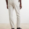 Straight-Leg Pleated Cotton-Twill Trousers - BK Straight-Leg Pleated Cotton-Twill Trousers - BK