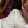 Straight-Leg Pleated Cotton-Twill Trousers - CU Straight-Leg Pleated Cotton-Twill Trousers - CU