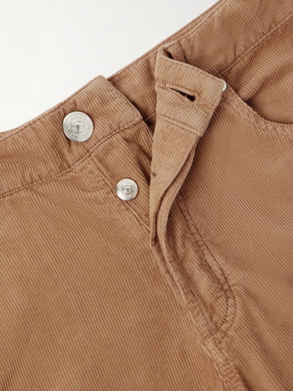 Straight-Leg Cotton-Corduroy Trousers - E1 Straight-Leg Cotton-Corduroy Trousers - E1
