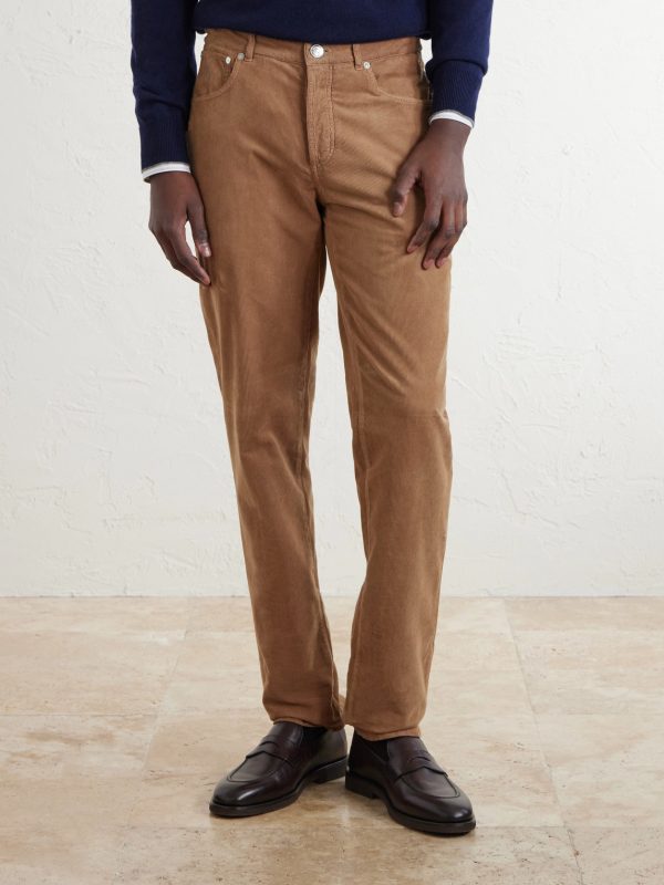 Straight-Leg Cotton-Corduroy Trousers - FR Straight-Leg Cotton-Corduroy Trousers - FR