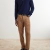 Straight-Leg Cotton-Corduroy Trousers - OU Straight-Leg Cotton-Corduroy Trousers - OU