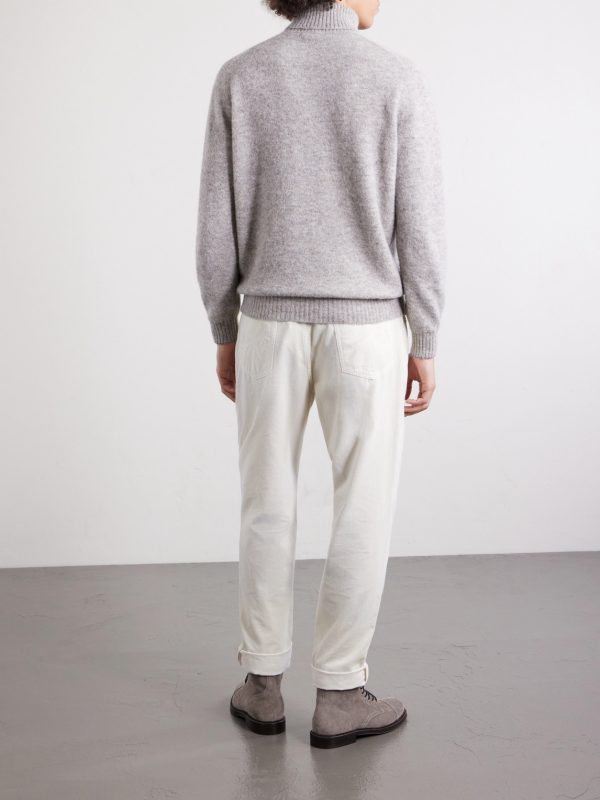 Alpaca-Blend Rollneck Sweater - BK Alpaca-Blend Rollneck Sweater - BK