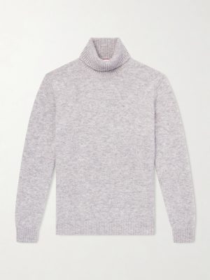 Alpaca-Blend Rollneck Sweater