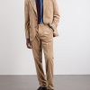 Straight-Leg Pleated Cotton-Blend Corduroy Trousers - OU