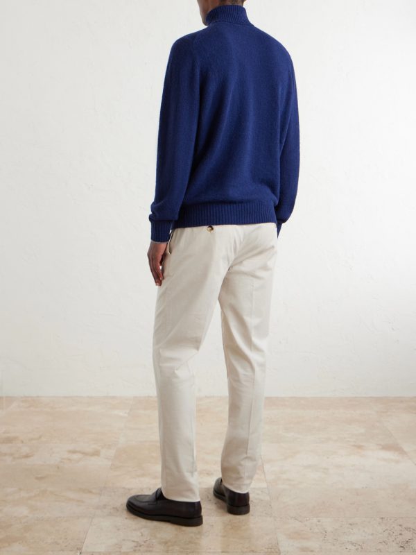 Alpaca-Blend Rollneck Sweater - BK
