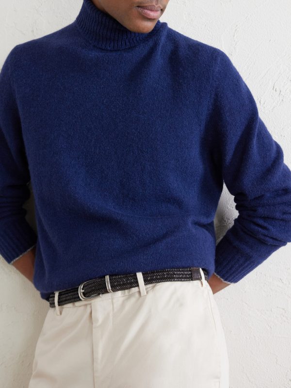 Alpaca-Blend Rollneck Sweater - CU