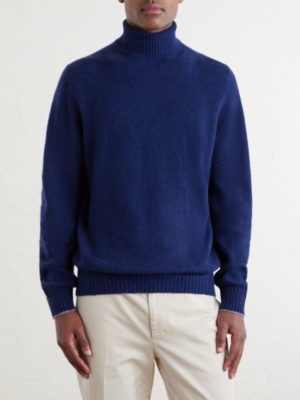Alpaca-Blend Rollneck Sweater - FR