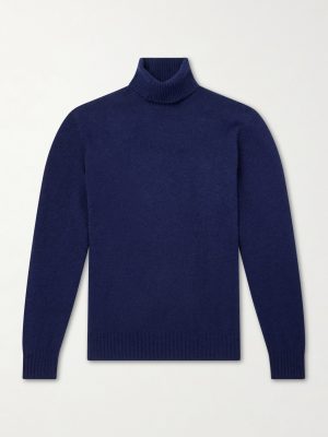 Alpaca-Blend Rollneck Sweater