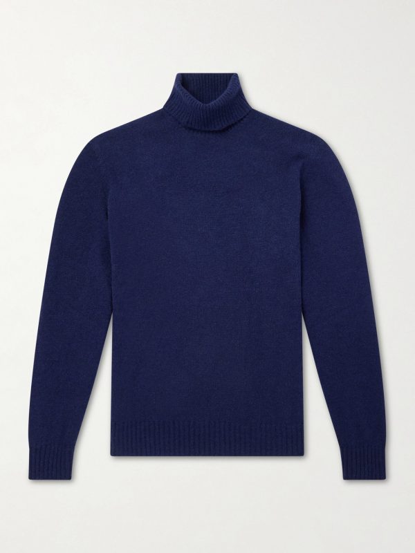 Alpaca-Blend Rollneck Sweater