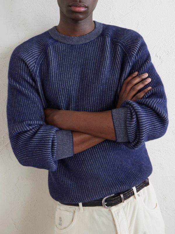 Ribbed Cashmere Sweater - CU Ribbed Cashmere Sweater - CU