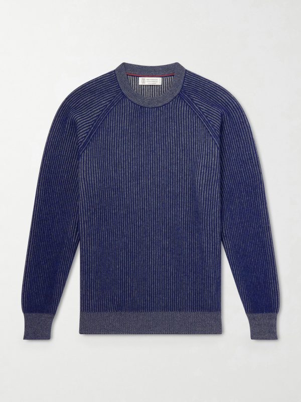 Ribbed Cashmere Sweater Ribbed Cashmere Sweater