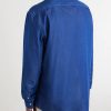 Cutaway-Collar Cotton-Chambray Shirt - BK Cutaway-Collar Cotton-Chambray Shirt - BK