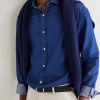 Cutaway-Collar Cotton-Chambray Shirt - CU Cutaway-Collar Cotton-Chambray Shirt - CU