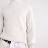 Ribbed Cashmere Rollneck Sweater - CU