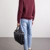 Shawl-Collar Ribbed Cotton Cardigan - BK Shawl-Collar Ribbed Cotton Cardigan - BK