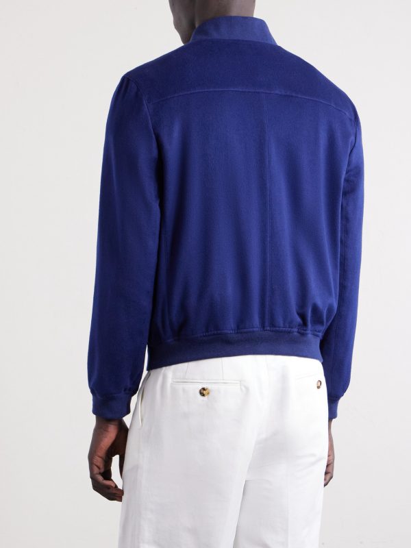 Cashmere Bomber Jacket - BK Cashmere Bomber Jacket - BK