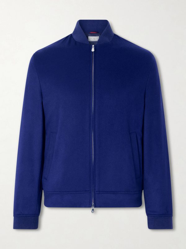 Cashmere Bomber Jacket Cashmere Bomber Jacket