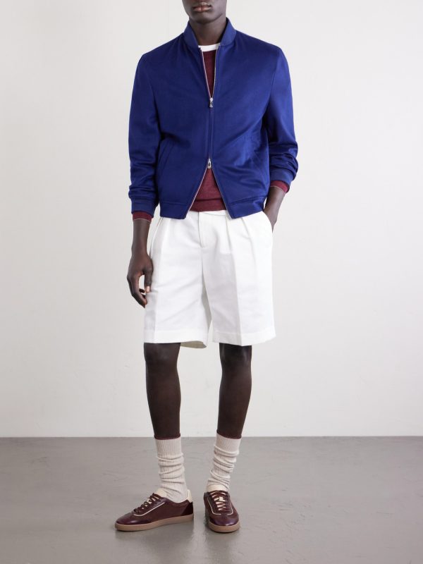 Cashmere Bomber Jacket - OU Cashmere Bomber Jacket - OU