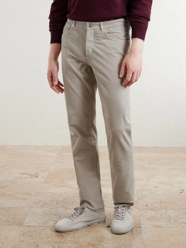 Straight-Leg Cotton-Corduroy Trousers - FR Straight-Leg Cotton-Corduroy Trousers - FR