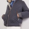Shearling-Trimmed Wool Hooded Down Jacket - CU Shearling-Trimmed Wool Hooded Down Jacket - CU