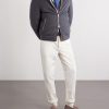 Shearling-Trimmed Wool Hooded Down Jacket - OU Shearling-Trimmed Wool Hooded Down Jacket - OU