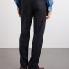 Straight-Leg Pleated Virgin Wool Suit Trousers - BK Straight-Leg Pleated Virgin Wool Suit Trousers - BK