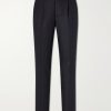 Straight-Leg Pleated Virgin Wool Suit Trousers Straight-Leg Pleated Virgin Wool Suit Trousers
