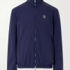 Logo-Embroidered Shell Blouson Jacket Logo-Embroidered Shell Blouson Jacket