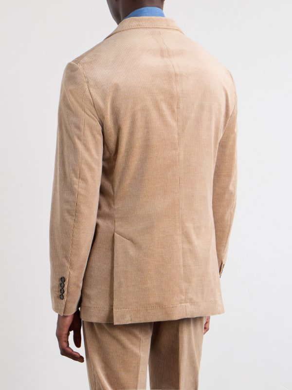Cotton-Blend Corduroy Suit Jacket - BK Cotton-Blend Corduroy Suit Jacket - BK