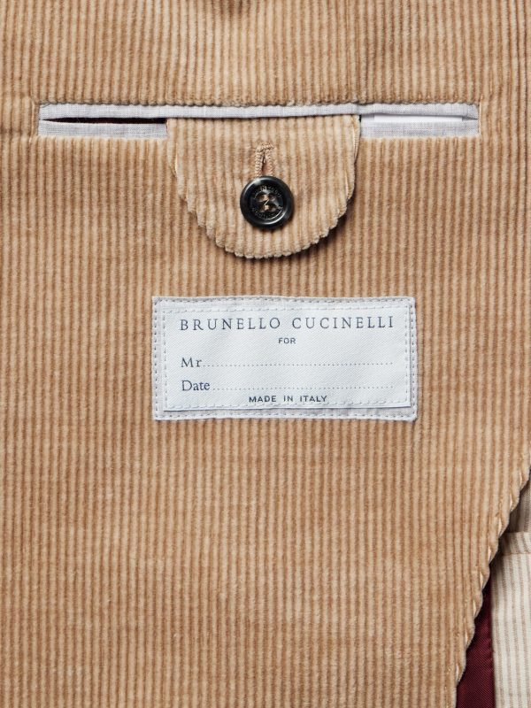 Cotton-Blend Corduroy Suit Jacket - E2 Cotton-Blend Corduroy Suit Jacket - E2