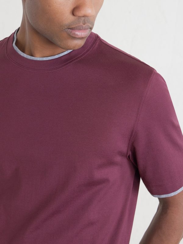 Layered Cotton-Jersey T-Shirt - CU Layered Cotton-Jersey T-Shirt - CU