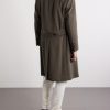 Virgin Wool Double-Breasted Coat - BK Virgin Wool Double-Breasted Coat - BK